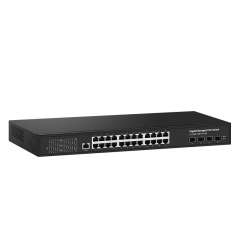 24*10/100/1000M PoE Port +4*100/1000/10000M SFP L3 Managed PoE Switch