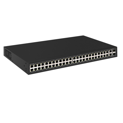 48 port gigabit with 2 gigabit uplink port +2*1.25G SFP poe switch