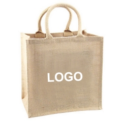 Six bottle jute wine bags with Removable Dividers