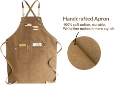 canvas handcrafted apron