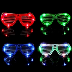 LED Shutter Shades Light Up Flashing Glasses