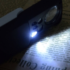 Small Pocket Magnifier With LED Light