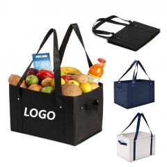 Collapsible Grocery Shopping Tote Bag Box Reusable