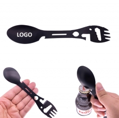 10 In 1 Multifunctional Spork Bottle Opener Camping Tool