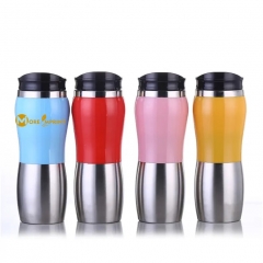 14oz stainless steel leakproof lid thermos peanut tumbler