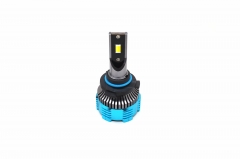 Three color 9005 LED car headlight bulb