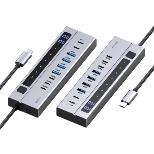 LED Display USB C Hub