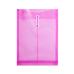 Poly String Envelope with Expandable Gusset, Translucent, PP Letter Size
