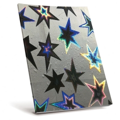Holographic Self-adhesive Book Cover, Boom