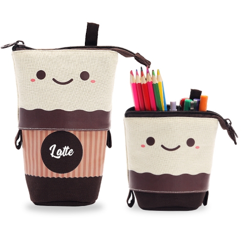 Pop-up Pencil Case, Coffee