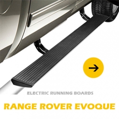 Waterproof retractable aluminum alloy automatic power car electric -powered running board for Range Rover Evoque