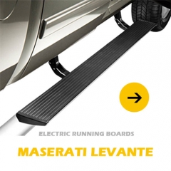 LED lights option waterproof automatic electrical running board side step for Maserati Levante