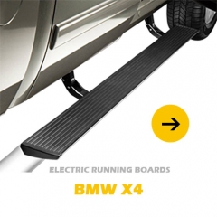 Global supplier auto parts e-board power footrest step with led light optional for BMW X4