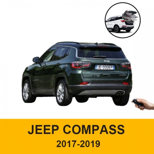 Power operated tailgate open and close system power boot lid for Jeep Compass