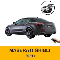 Slow steady quiet foot kick induction Maserati Ghibli hands free electric tailgate lift kit
