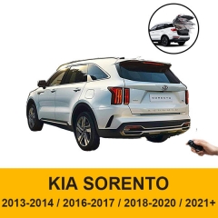 Kia Sorento electric tailgate lift system with multiple functions and kick sensor