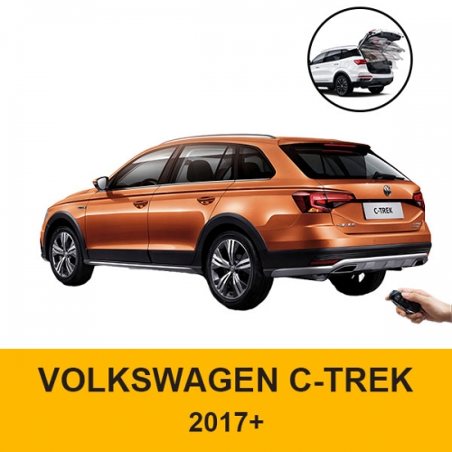 KaiMaio electric tailgate refitted for Volkswagen C-Trek with remote control and foot sensor optional