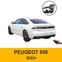 New electric tailgate soft closer refitted trunk system with remote control for Peugeot 508