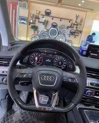 Custom LED Racing Car Steering Wheel for Audi A3 A4 A5 RS3 RS4 RS5 S3 S4 TT R8