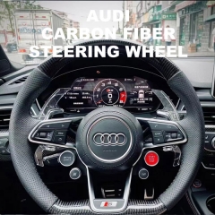 Custom LED Racing Car Steering Wheel for Audi A3 A4 A5 RS3 RS4 RS5 S3 S4 TT R8