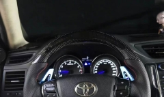 Full Custom Geniune Leather Steering Wheel For Toyota Car