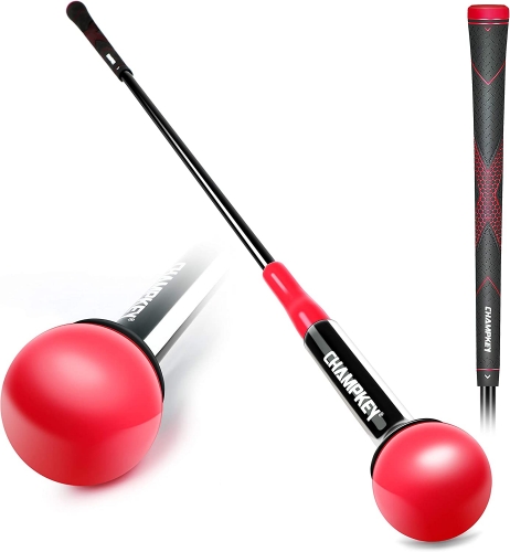 CHAMPKEY Golf Swing Trainer - Tempo & Flexibility Training Aids Warm-Up Stick Ideal for Golf Indoor & Outdoor Practice
