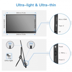 Portable HDMI Monitor, Eyoyo 15.6