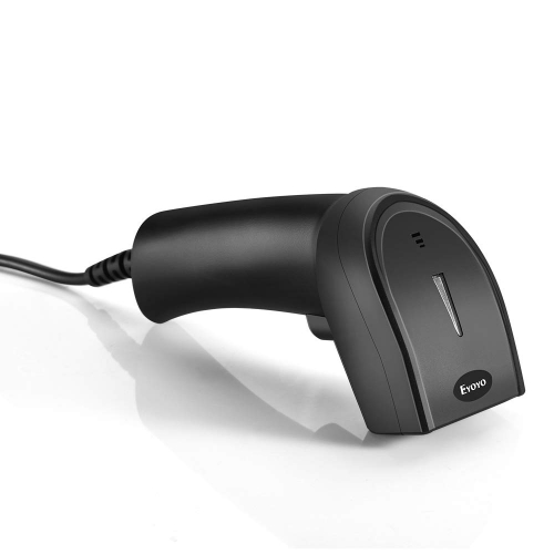 Eyoyo 1D 2D QR Handheld Wired Barcode Scanner, CCD PDF417 Data Matrix Bar Code Reader with USB Cable to for Computer, PC, Laptop, Desktop Support Windows xp/7/8/10, Mac OS, Linux System