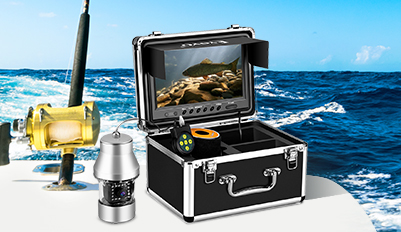 Eyoyo Underwater Fishing Camera 360° Horizontal Panning Camera DVR Function 9 inch Large Color Screen