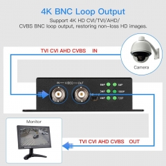 TVI/CVI/AHD to HDMI Converter Adapter, Full HD 4K 720P/1080P/3MP/4MP/5MP/8MP BNC to HDMI Video Converter for Monitor HDTV DVRs, Convert TVI CVI AHD CVBS BNC Video Signal to HDMI