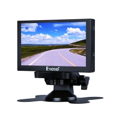 Eyoyo 5 inch Mini Monitor HD 800x480 16:9 TFT LCD Screen Display with BNC VGA AV HDMI Input, Built-in Speaker