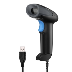 Eyoyo EY-019Y Barcode Scanner USB, Handheld Wired 1D 2D QR Barcode Reader Plug and Play DataMatrix, PDF417 Bar Code, Support Screen Scanning, for Supermarket, Warehouse, Library, Store