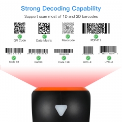 Eyoyo Hands-Free 1D 2D Desktop Barcode Scanner, QR Barcode Reader Support Screen Scanning Platform Scanner for Warehouse, Supermarket, Retail Store, Bookstore Pos System