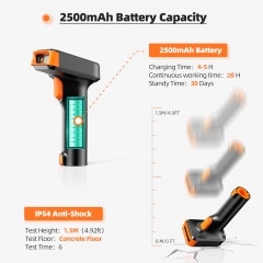 Eyoyo 2D Barcode Scanner with Base, 3-in-1 Bluetooth & USB Wired & 2.4G Wireless Barcode Scanner, 2500mAh Battery with Power Level Indicator, Work with Windows, Android, iOS, Tablets or Computers