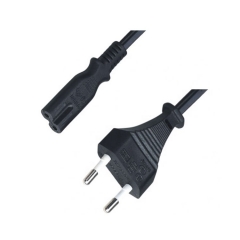 AC Power Cord with 2 Pin EU plug