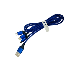 3-in-1 Braided USB Cable