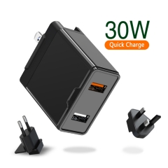 QC3.0 18W + 5V2.4A Charger