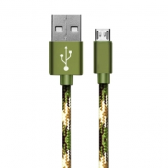 Camouflage Micro USB Cable