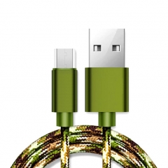 Camouflage Micro USB Cable