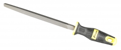 8-Inch T12 Carbon Steel File, Medium Cut, Hardeness HRC65 (Triangular)