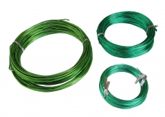 150Feet Anodized Aluminum Bonsai Training Wire 3-Size Starter Set (Green)