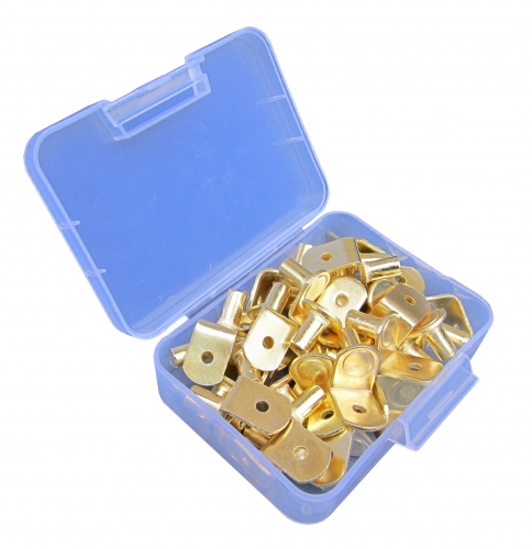 3/16-Inch L-Shape Shelf Rests 36Piece Set (Brass)