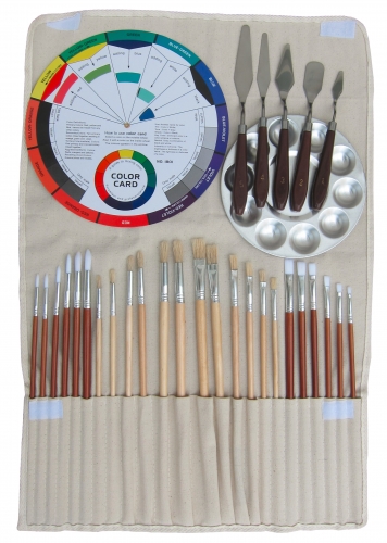 Artist Oil & Acrylics Painting Kit 32Pcs