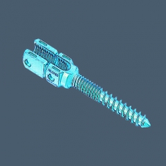 RS6 Reduction Monoaxial Pedicle Screw- Double Thre...