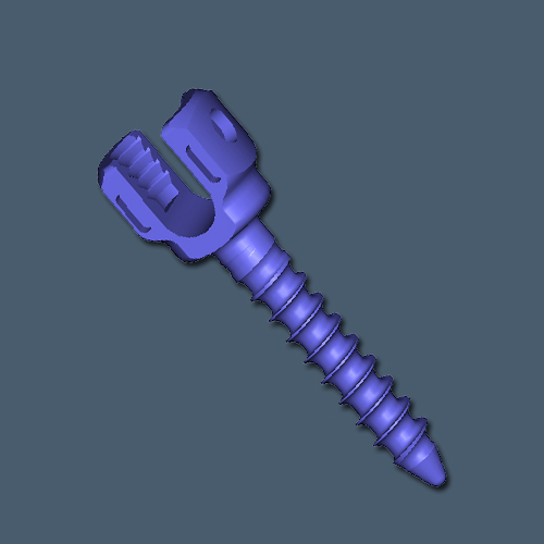 Spinal RS8-5.5 Rod Monoaxial Pedicle Screw