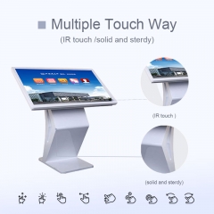 SYET 43-Zoll-Standkiosk Indoor-Kiosk Interaktives kapazitives Display Touchscreen LCD-Kiosk IR oder kapazitive Berührung