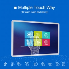SYET 50 Zoll kapazitiver Kiosk Touchscreen Kiosk Self-Service-Anzeige Informationen Digitalanzeige für Schaufenstersystem