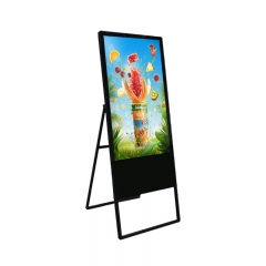 SYET 32 pouces WIFI affichage numérique LCD affichage publicitaire kiosque lecteur de publicité système Android Portable affichage numérique