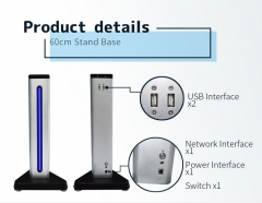 1.1m/0.6m stand base/desktop for facial recognition body temperature device