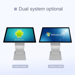 SYET 46-Zoll-Standkiosk Innenkiosk Interaktives kapazitives Display Touchscreen LCD-Kiosk IR oder kapazitive Berührung